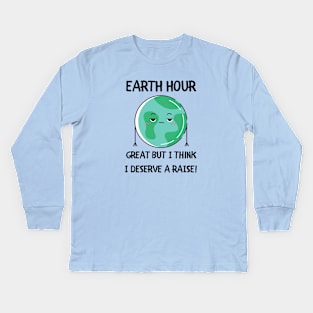 Earth Hour Kids Long Sleeve T-Shirt